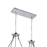 Shalia 16 Light Island Chandelier With Chrome Finish