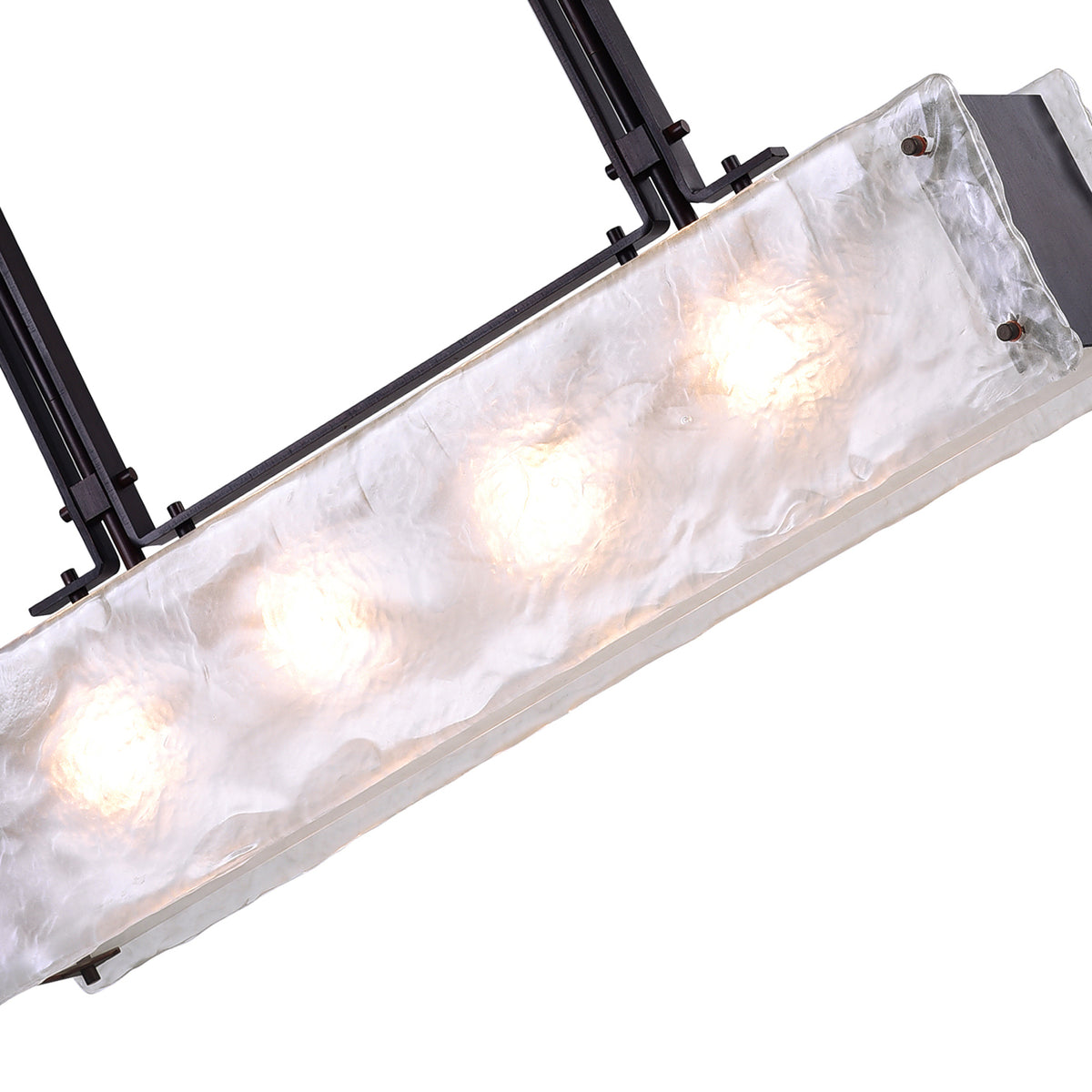 Assunta 4 Light Chandelier With Black Finish
