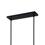 Assunta 4 Light Chandelier With Black Finish