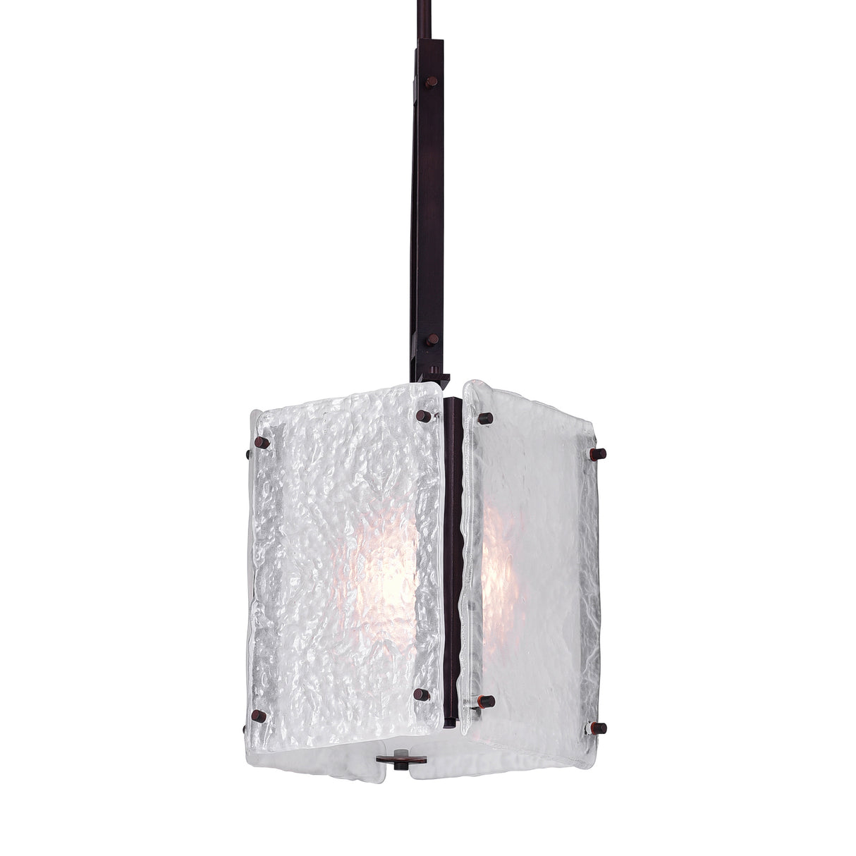 Assunta 1 Light Pendant With Black Finish
