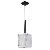Assunta 1 Light Pendant With Black Finish
