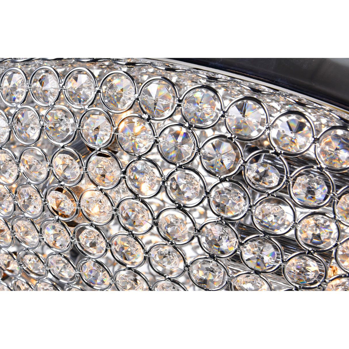 Globe 6 Light 20in Chrome Bowl Flush Mount