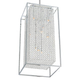 Cube 11 Light Chandelier With Chrome Finish