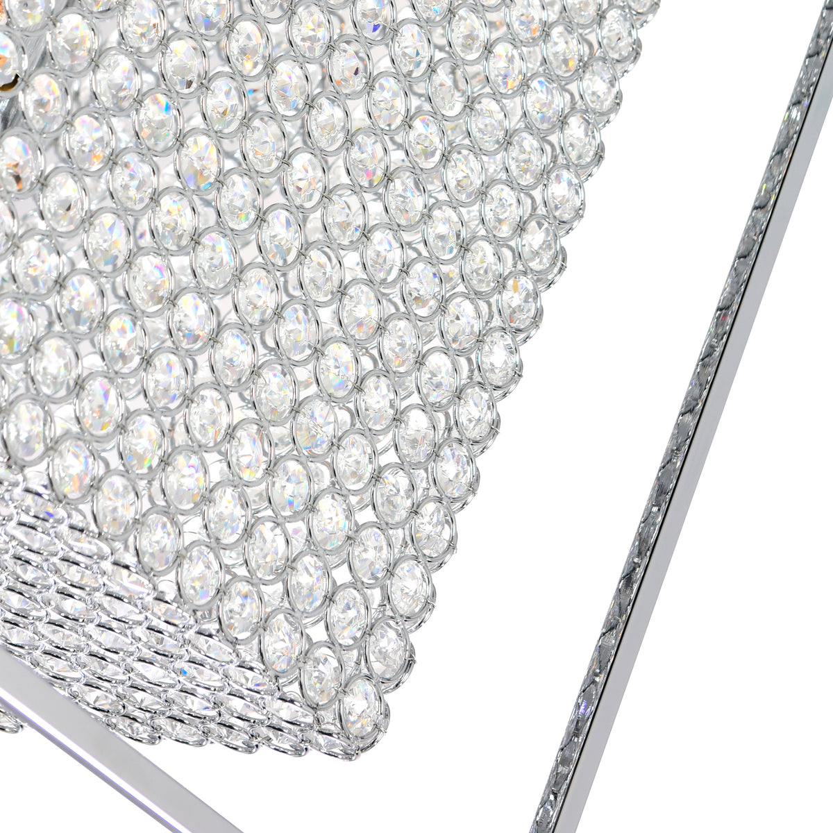 Cube 11 Light Chandelier With Chrome Finish