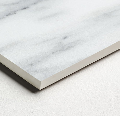 12 x 24 in Majesto Calacatta Corchia Polished Rectified Colorsync Porcelain Tile surface