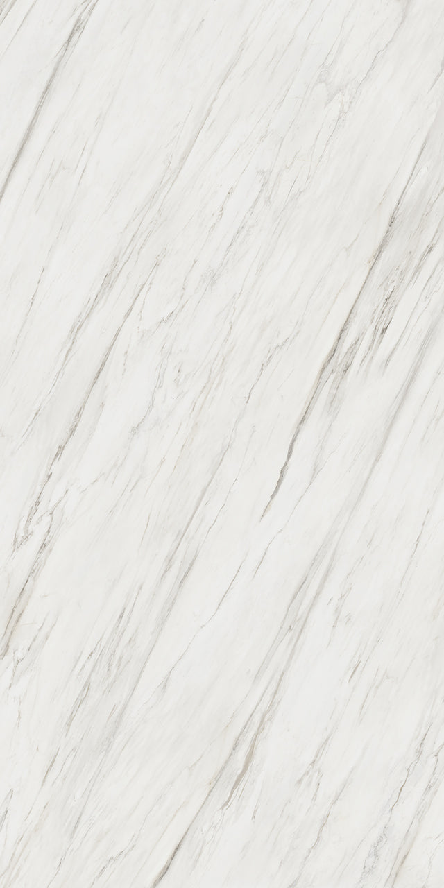 63 x 126 in Majesto Calacatta Cremo Honed 6 mm, full slab face