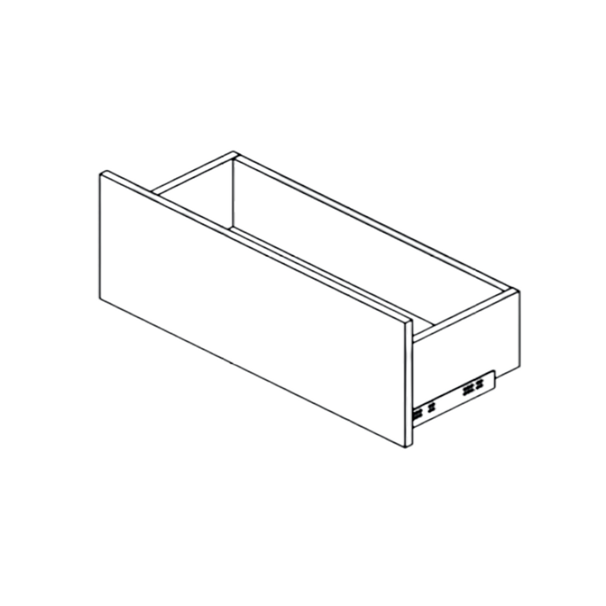 Kansas Oak Closets - 18" front height drawer (12" D) - 18" Width x 13" Height x 12" Depth