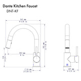 ZLINE Dante Kitchen Faucet in Matte Black (DNT-KF-MB)