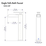ZLINE Eagle Falls Bath Faucet in Chrome (EAG-BF-CH)