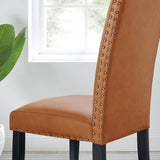 Parcel Dining Faux Leather Side Chair