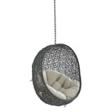 Hide Sunbrella Fabric Swing Outdoor Patio Lounge Chair Without Stand