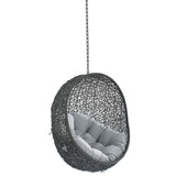Hide Sunbrella Fabric Swing Outdoor Patio Lounge Chair Without Stand