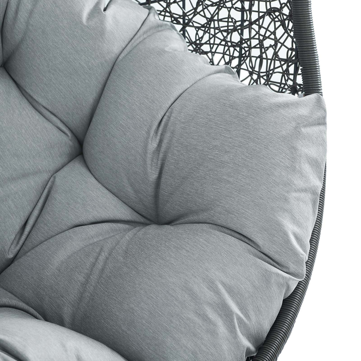 Hide Sunbrella Fabric Swing Outdoor Patio Lounge Chair Without Stand