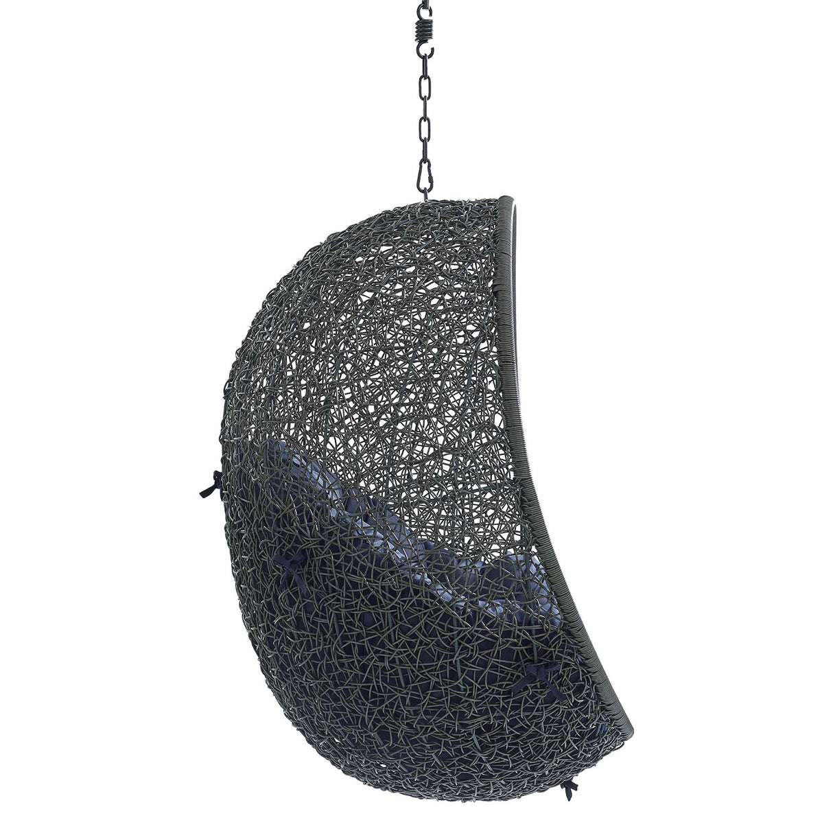 Hide Sunbrella Fabric Swing Outdoor Patio Lounge Chair Without Stand