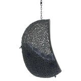 Hide Sunbrella Fabric Swing Outdoor Patio Lounge Chair Without Stand