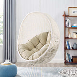 Hide Sunbrella Fabric Swing Outdoor Patio Lounge Chair Without Stand