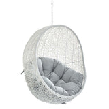 Hide Sunbrella Fabric Swing Outdoor Patio Lounge Chair Without Stand