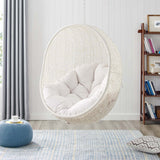 Hide Sunbrella Fabric Swing Outdoor Patio Lounge Chair Without Stand