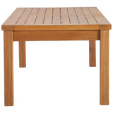 Upland Outdoor Patio Teak Wood Coffee Table