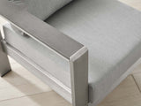 Shore Sunbrella Fabric Aluminum Outdoor Patio Armchair
