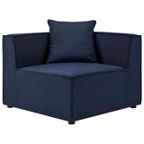 Saybrook Outdoor Patio Upholstered 2-Piece Sectional Sofa Loveseat