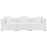 Saybrook Outdoor Patio Upholstered 3-Piece Sectional Sofa