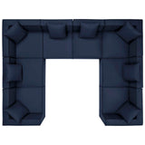 Saybrook Outdoor Patio Upholstered 8-Piece Sectional Sofa