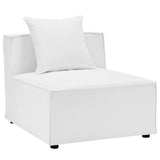 Saybrook Outdoor Patio Upholstered 8-Piece Sectional Sofa