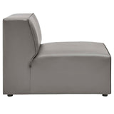 Mingle Vegan Leather 4-Piece Sectional Sofa