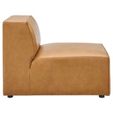 Mingle Vegan Leather 4-Piece Sectional Sofa