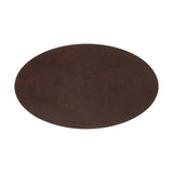 Lippa 60" Oval Cherry Walnut Wood Grain Dining Table