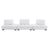 Saunter Tufted Fabric Fabric 3-Piece Sofa