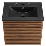 Render 24 In. Floating Bathroom Vanity with Ceramic Sink Top & Soft Closing Drawers
