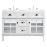 Isle 48" Double Bathroom Vanity Cabinet