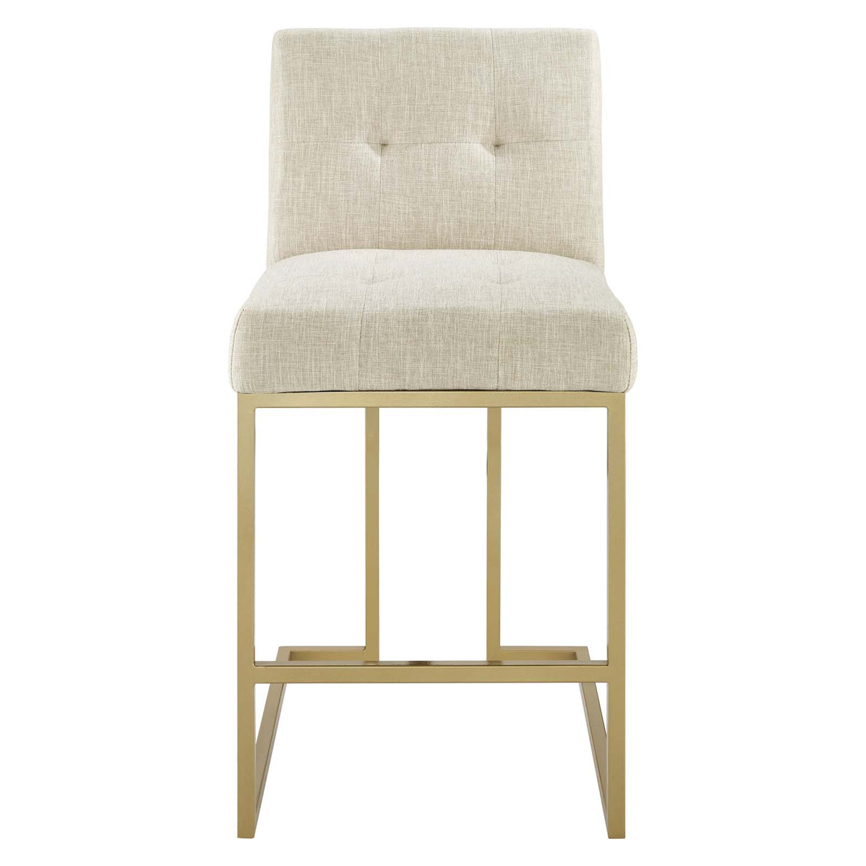 Privy Counter Stool Upholstered Fabric Set of 2