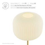 Reprise Glass Sphere Glass and Metal Table Lamp
