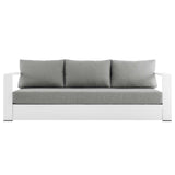 Tahoe Outdoor Patio Powder-Coated Aluminum Sofa
