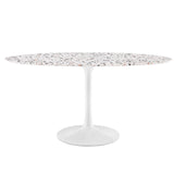 Lippa 60" Oval Terrazzo Dining Table