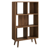 Transmit 5 Shelf Wood Grain Bookcase