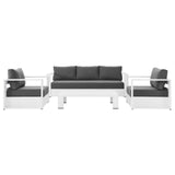 Tahoe Outdoor Patio Powder-Coated Aluminum 4-Piece Set