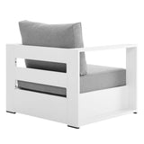 Tahoe Outdoor Patio Powder-Coated Aluminum 2-Piece Armchair Set