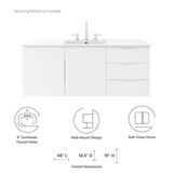 Vitality 48" Single Sink Bathroom Vanity