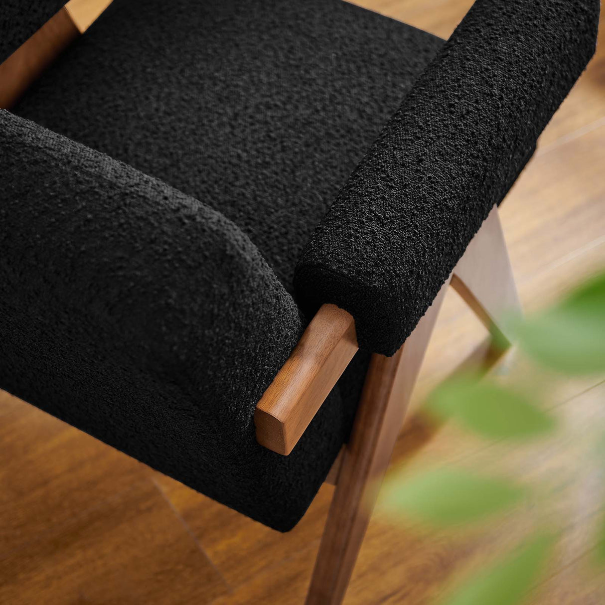 Lyra Boucle Fabric Armchair