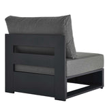 Tahoe Outdoor Patio Powder-Coated Aluminum Modular Armless Chair