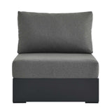 Tahoe Outdoor Patio Powder-Coated Aluminum Modular Armless Chair