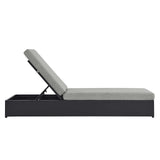 Tahoe Outdoor Patio Powder-Coated Aluminum Chaise Lounge Chair