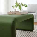Koda Performance Velvet Waterfall Ottoman