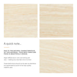 Lippa 60" Oval Artificial Travertine  Dining Table
