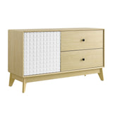 Nectar 43" Wood Grain Accent Cabinet