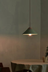 Summit Mountain  Olive Green Pendant Light, Max 20W, E26 Base, Damp Rated